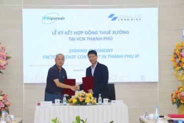 Contract signing ceremony with IPA Vietnam Environmental Protection Technology