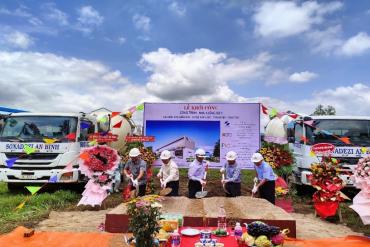 Sonadezi Long Binh started construction of factories in Chau Duc Industrial Park and Thanh Phu Industrial Park