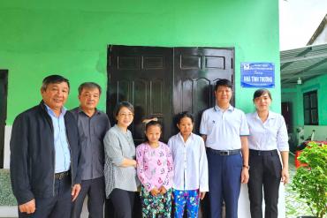  Donated five houses to disadvantaged families in My Thanh commune, Ba Tri district, Ben Tre province.